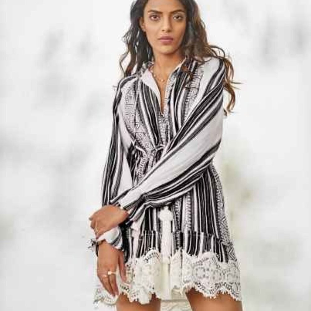 Hemant & Nandita Anew Dress in Black